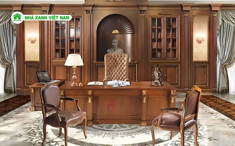 Bàn giám đốc phong cách cổ điển