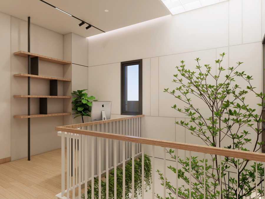 Khu vực giếng trời trong nhà view 2