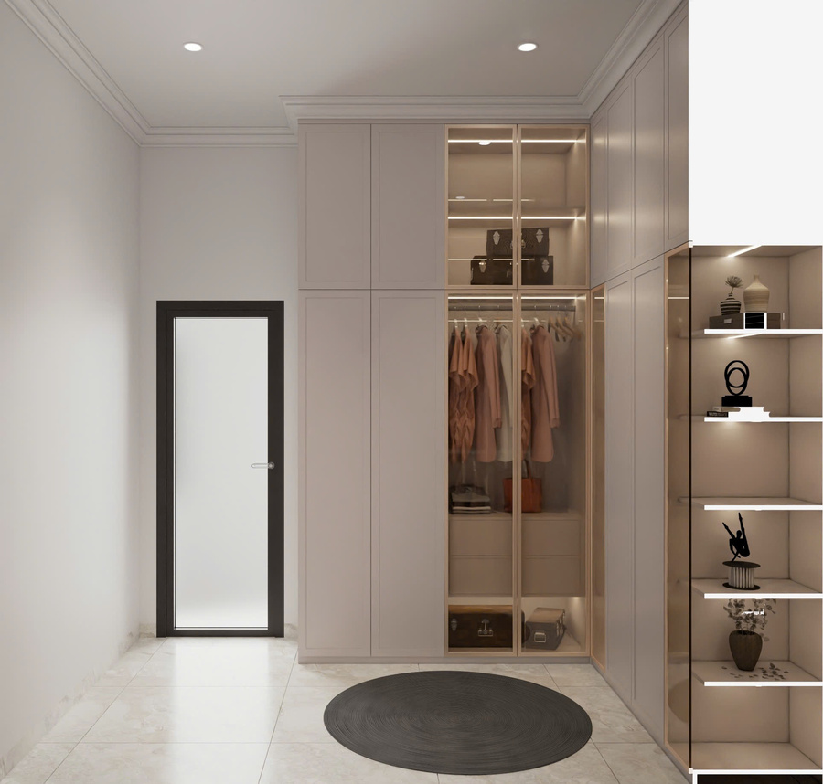 Mẫu nhà 4 tầng 9mx16m tân cổ điển NP4T-NX-8 52 15noithat nha 4 tang 9mx16m tan co dien