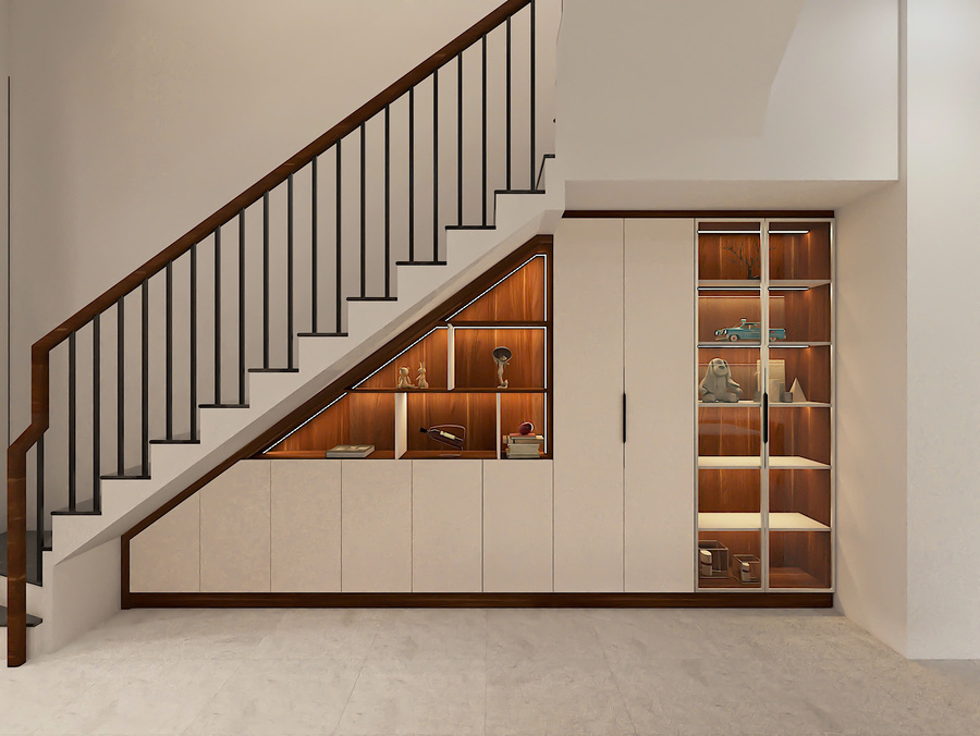 Khu vực chân cầu thang