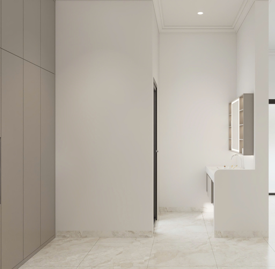 Mẫu nhà 4 tầng 9mx16m tân cổ điển NP4T-NX-8 57 Nội thất phòng WC - view 2