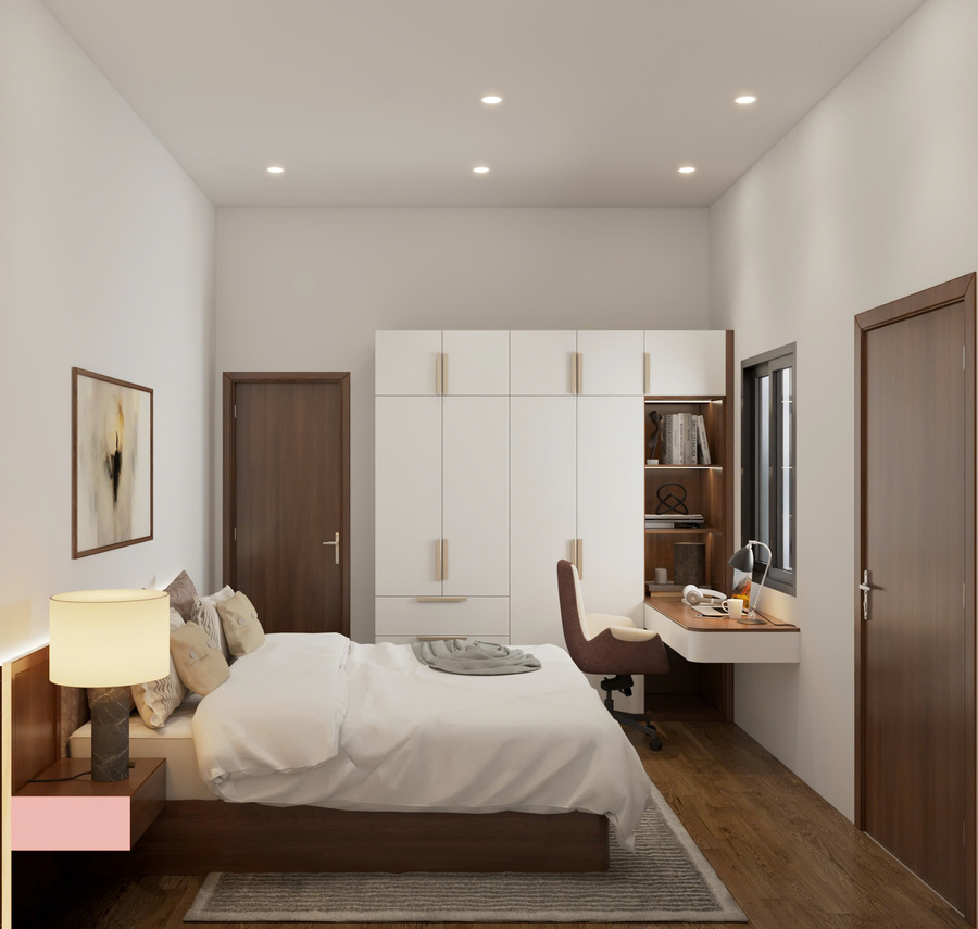 3D nội thất phòng ngủ - view 1