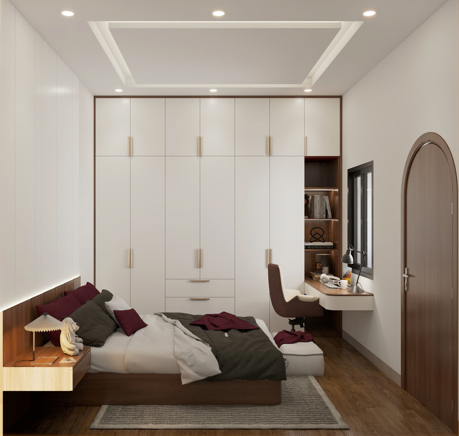 3D nội thất phòng ngủ - view 4